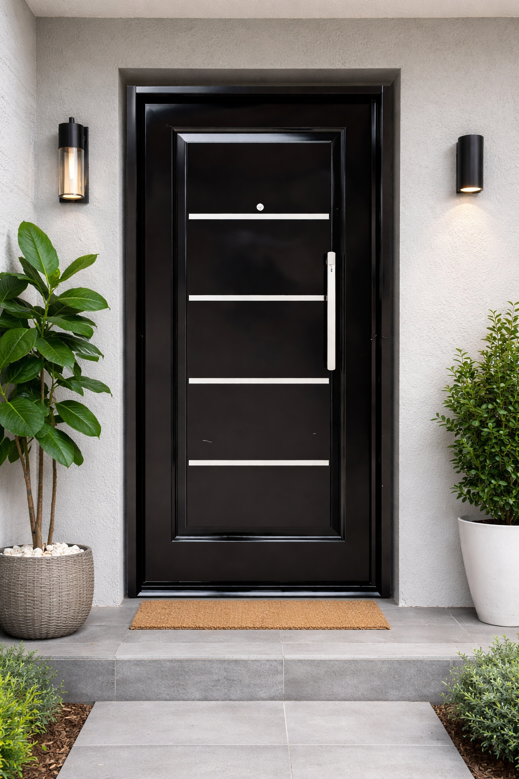 Puerta Modelo 207 Líneas Acero Alfa Metal – Seguridad, Diseño y Terminaciones Premium - Imagen 2