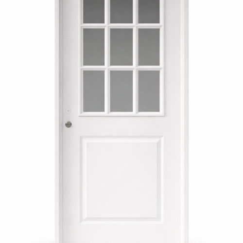 Puerta Modelo 500 con Ventana de Abrir – Funcionalidad, Aislación y Ventilación