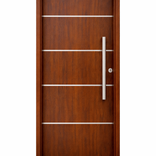 Puerta PAVIR Futura Pesada Roble Oscuro – Antibarreta | Diseño Premium y Máxima Seguridad