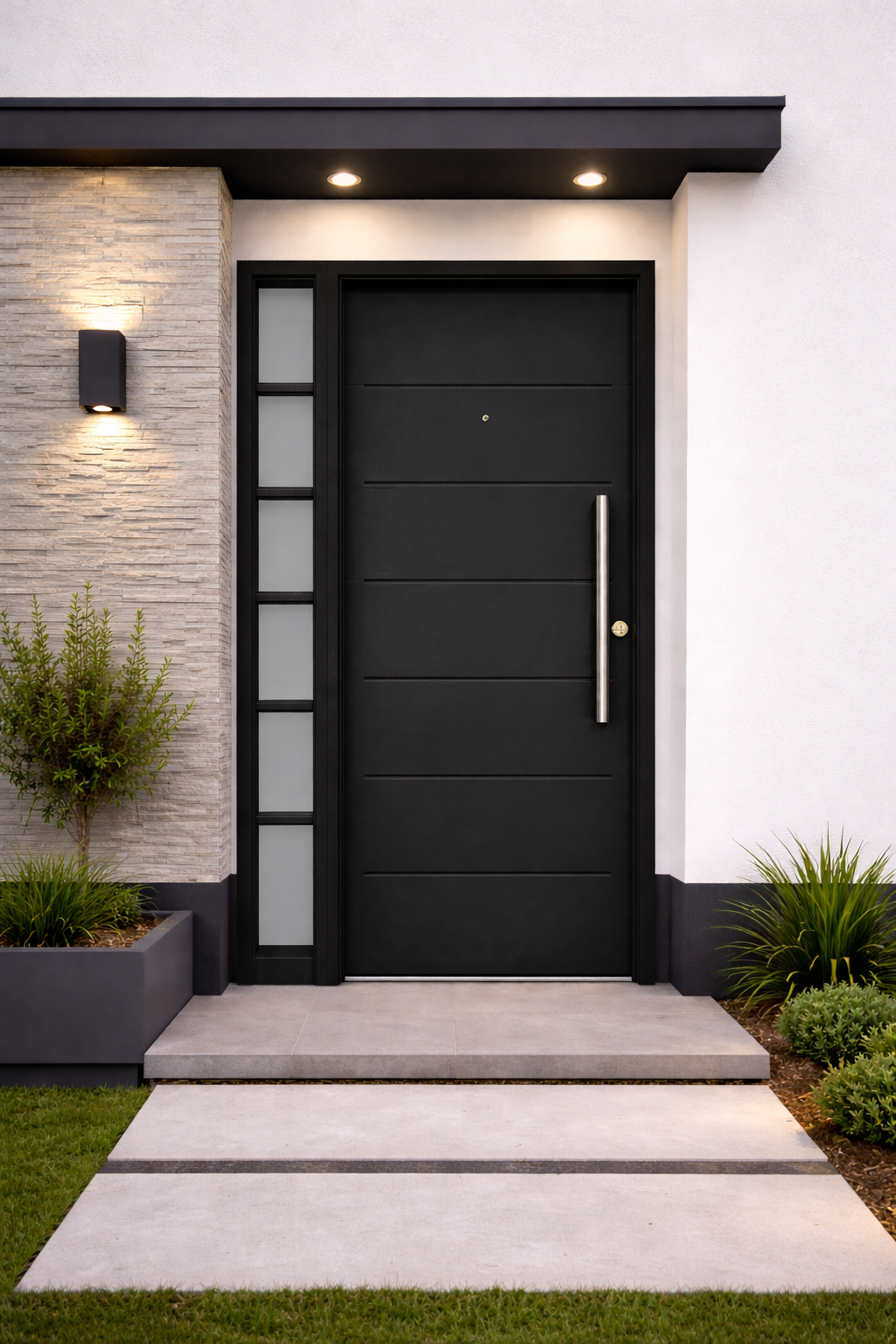 Puerta PAVIR Imperia con Vidrio Fijo – Diseño Moderno y Máxima Durabilidad - Imagen 4