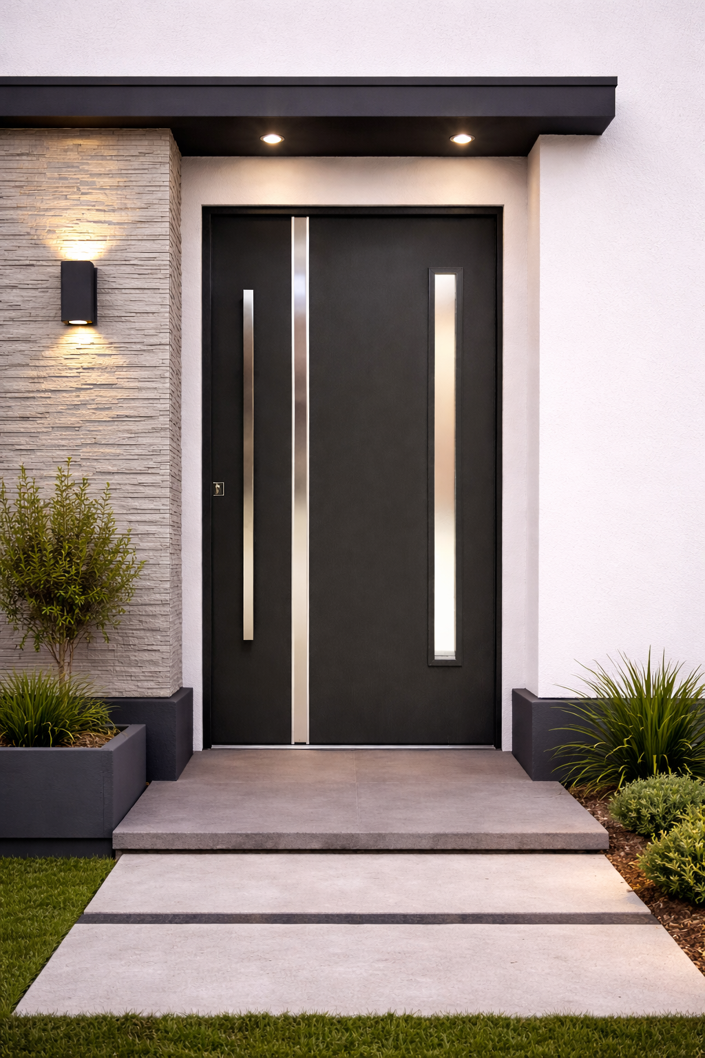 Puerta PAVIR Pivot1 Chica con Vidrio – Tecnología, Seguridad y Diseño Moderno - Imagen 2